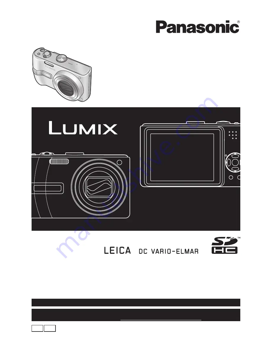 Panasonic DMC-TZ3S - Lumix Digital Camera Operating Instructions Manual Download Page 1