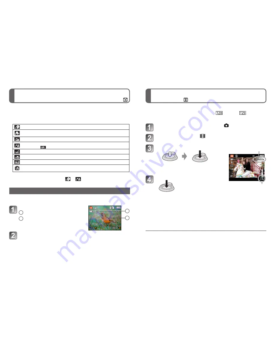 Panasonic DMC-TZ9 Basic Operating Instructions Manual Download Page 11