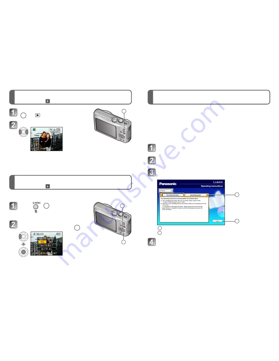 Panasonic DMC-TZ9 Basic Operating Instructions Manual Download Page 12