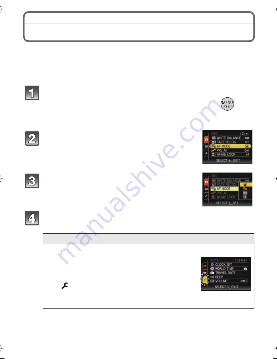 Panasonic DMCFZ40 - DIGITAL CAMERA - ADVANCED FEATURES Basic Operating Instructions Manual Download Page 18