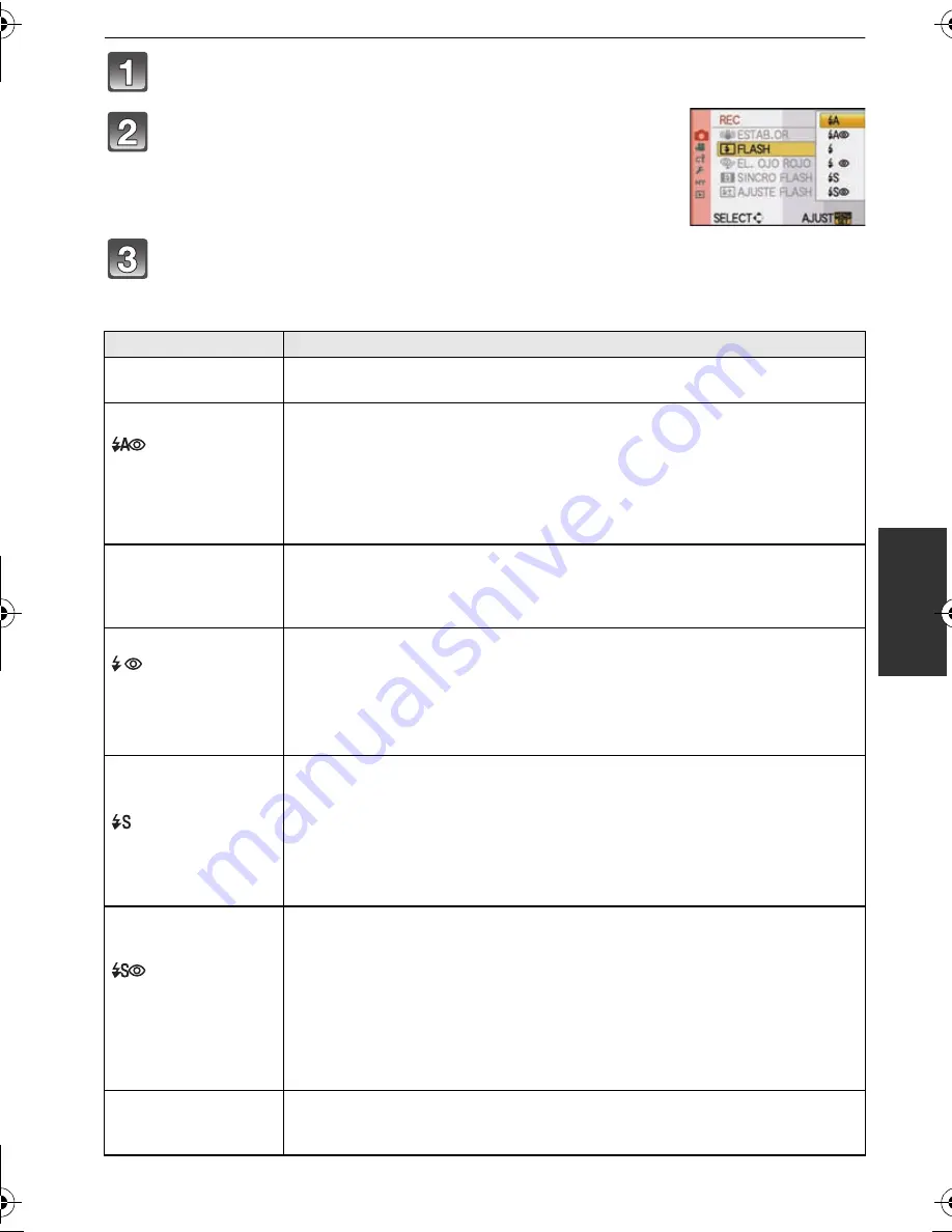 Panasonic DMCGF1 - DIGITAL STILL CAMERA Instrucciones De Funcionamiento Download Page 61