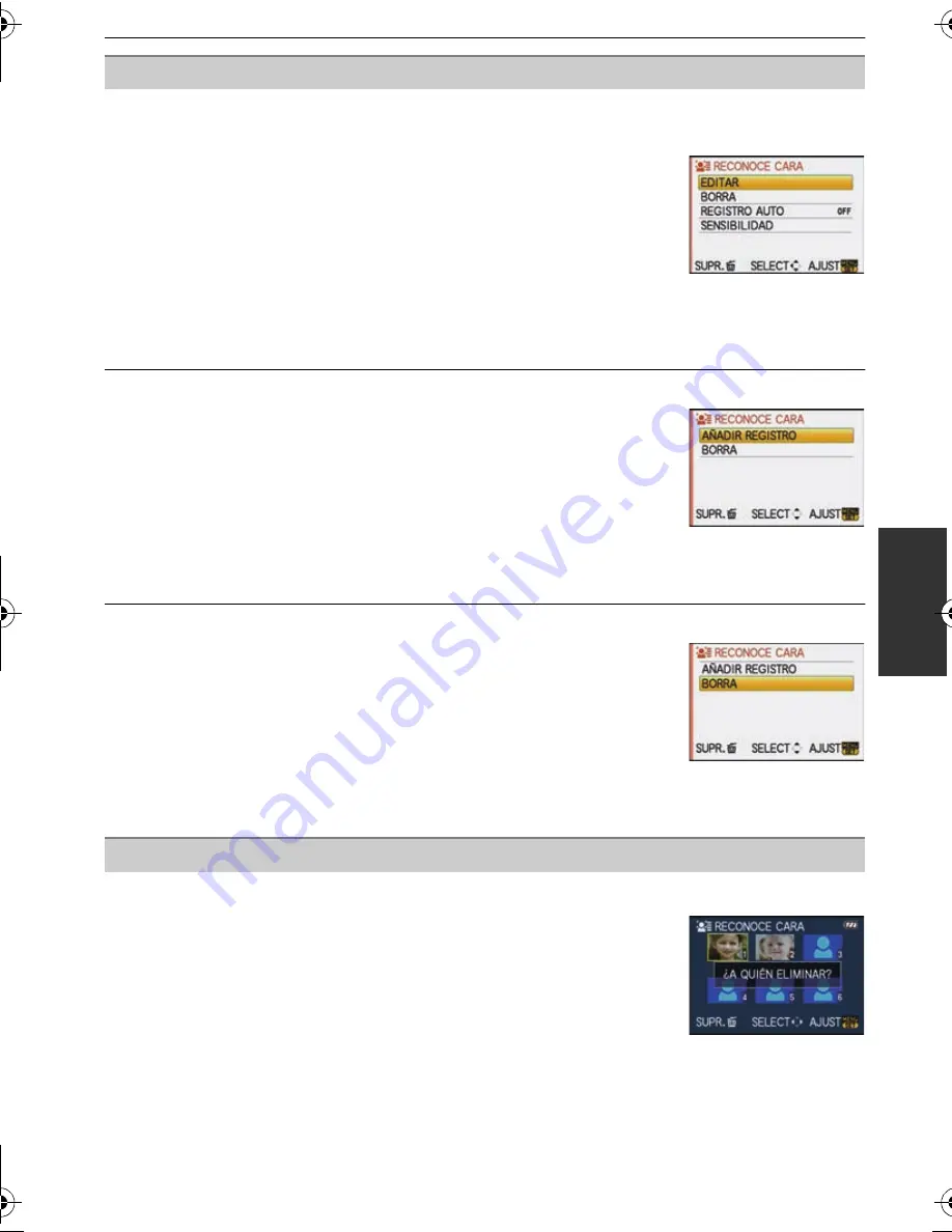 Panasonic DMCGF1 - DIGITAL STILL CAMERA Instrucciones De Funcionamiento Download Page 111