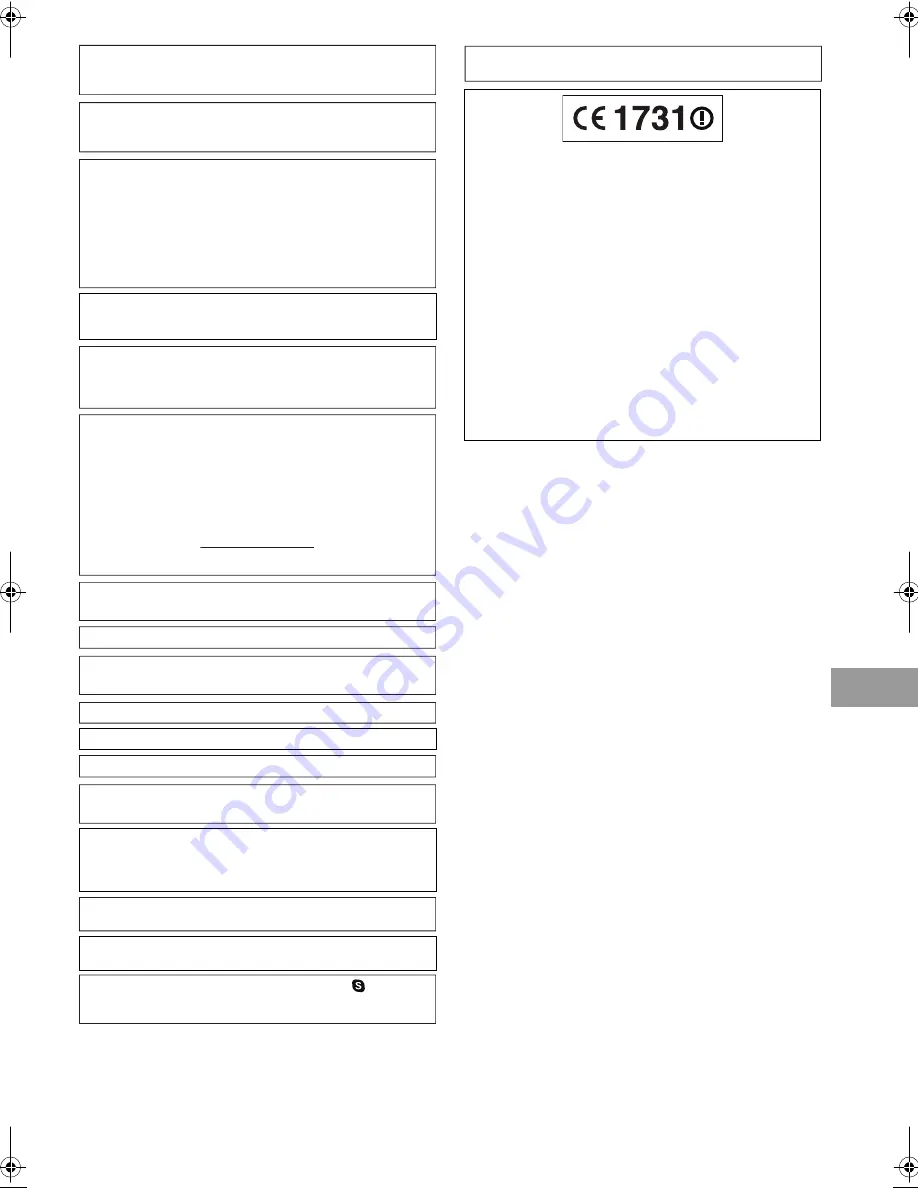 Panasonic DMP-BDT110EG Operating Instructions Manual Download Page 109