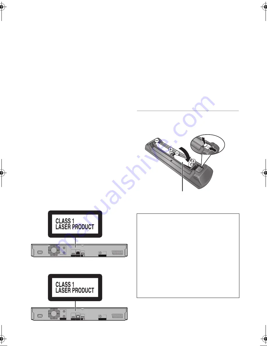 Panasonic DMR-BCT765 Скачать руководство пользователя страница 3