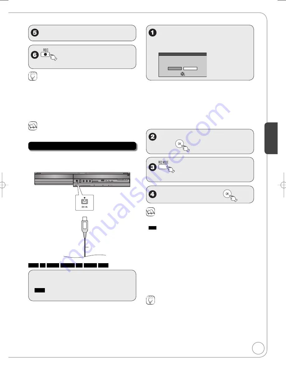 Panasonic DMR-EZ28K Operating Instructions Manual Download Page 25