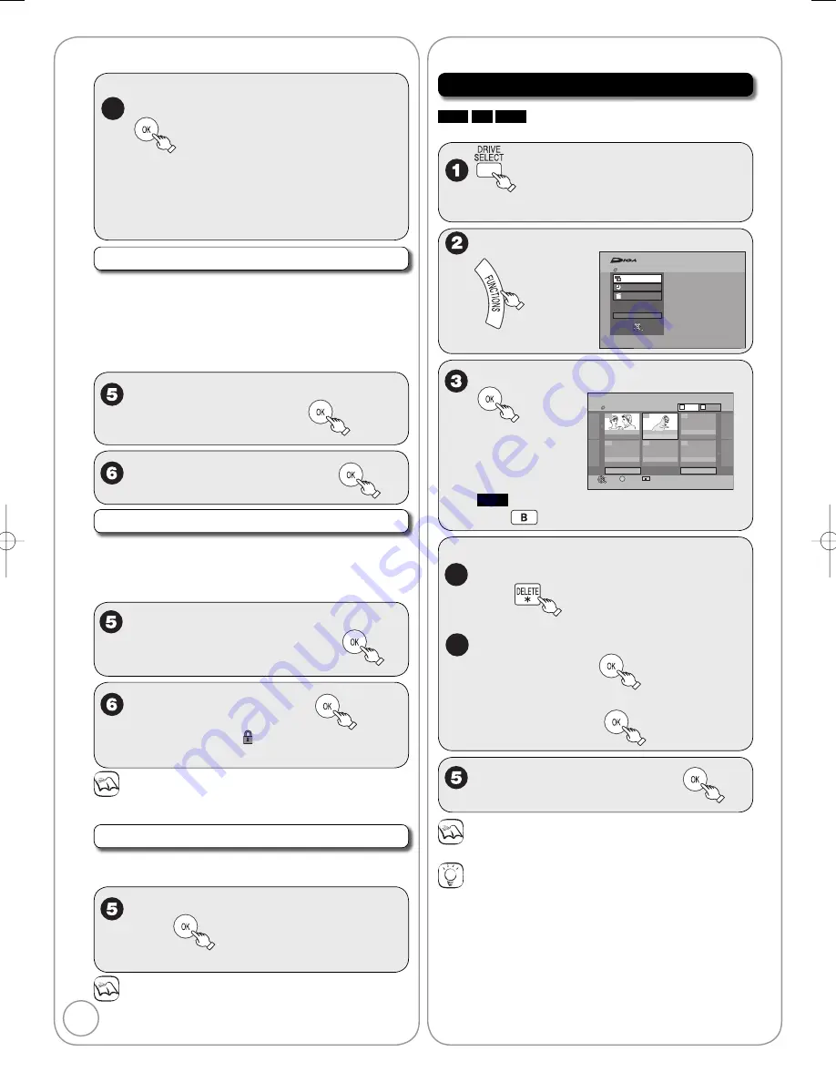 Panasonic DMR-EZ28K Operating Instructions Manual Download Page 40