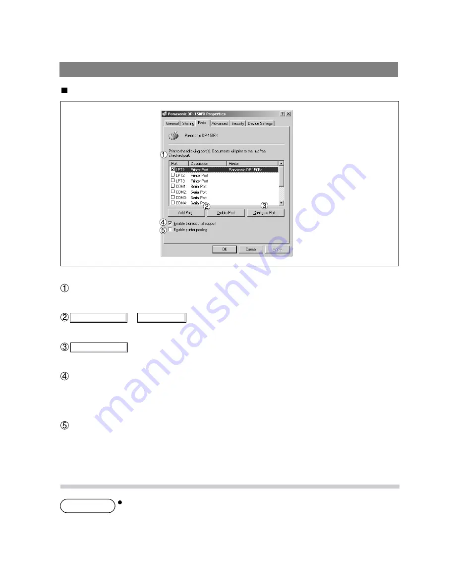 Panasonic DP-130P Operating Instructions Manual Download Page 47