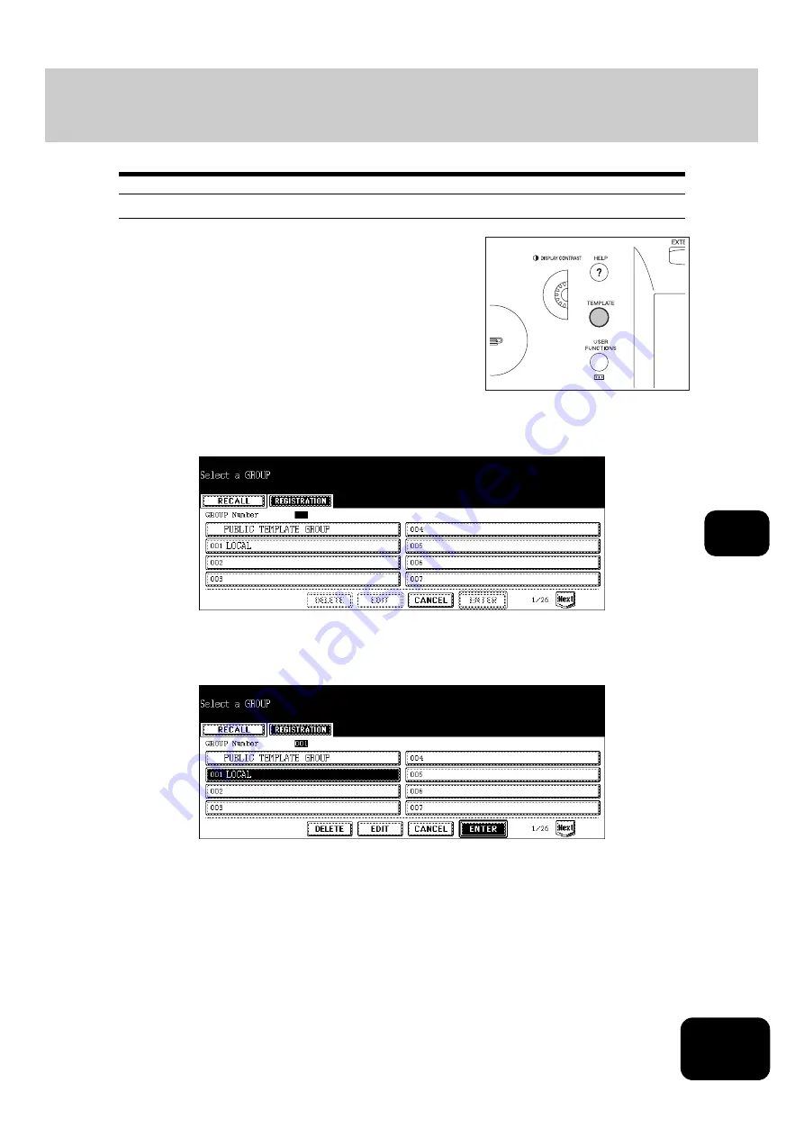 Panasonic DP-8540 Operating Instructions Manual Download Page 209