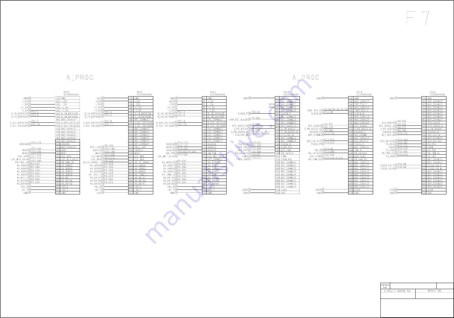 Panasonic DVC PRO Studio AJ-D950P Service Manual Download Page 1058