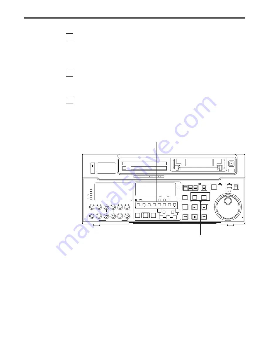 Panasonic DVCPRO50 AJ-D960EG Operating Instructions Manual Download Page 34