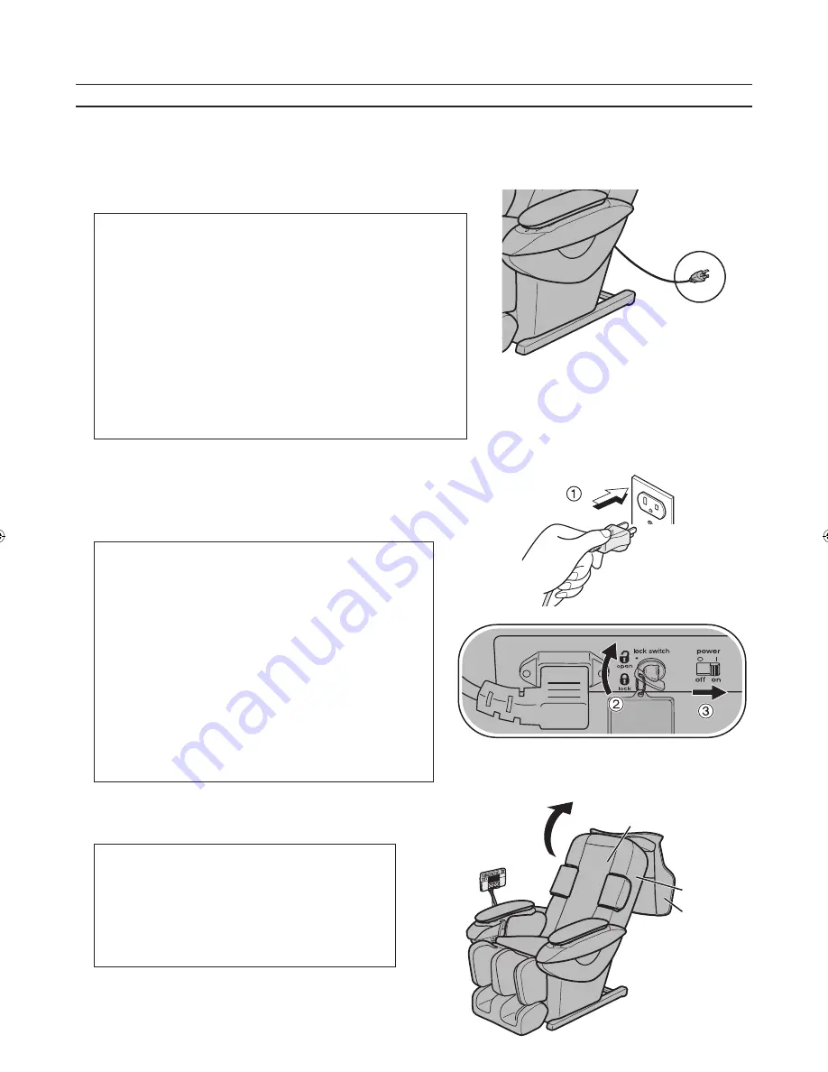 Panasonic EP30006KU - Real Pro Ultra Massage Chair Instrucciones De Uso Download Page 17