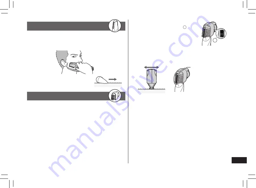 Panasonic ER-GD61 Operating Instructions Manual Download Page 157