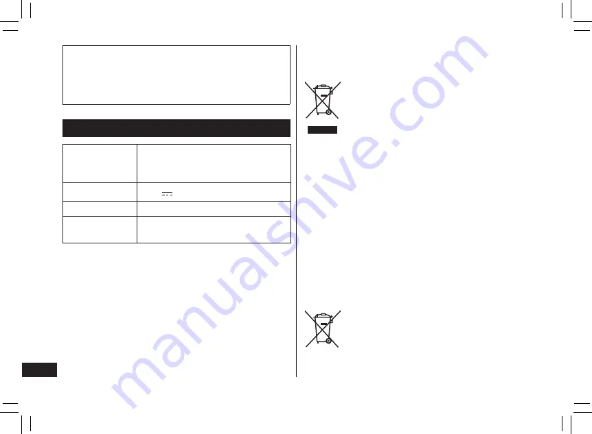 Panasonic ER-GD61 Operating Instructions Manual Download Page 162