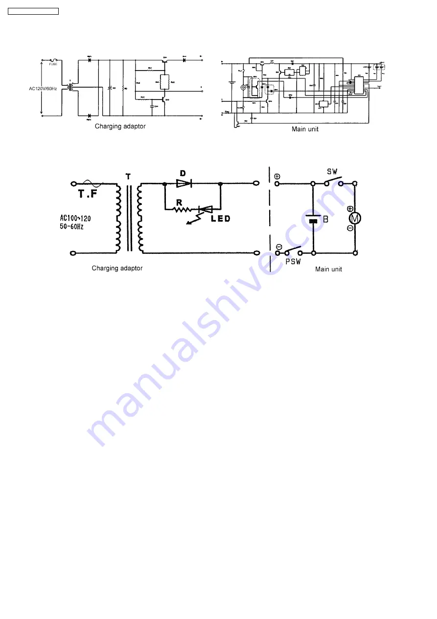 Panasonic ES-2216 Service Manual Download Page 2