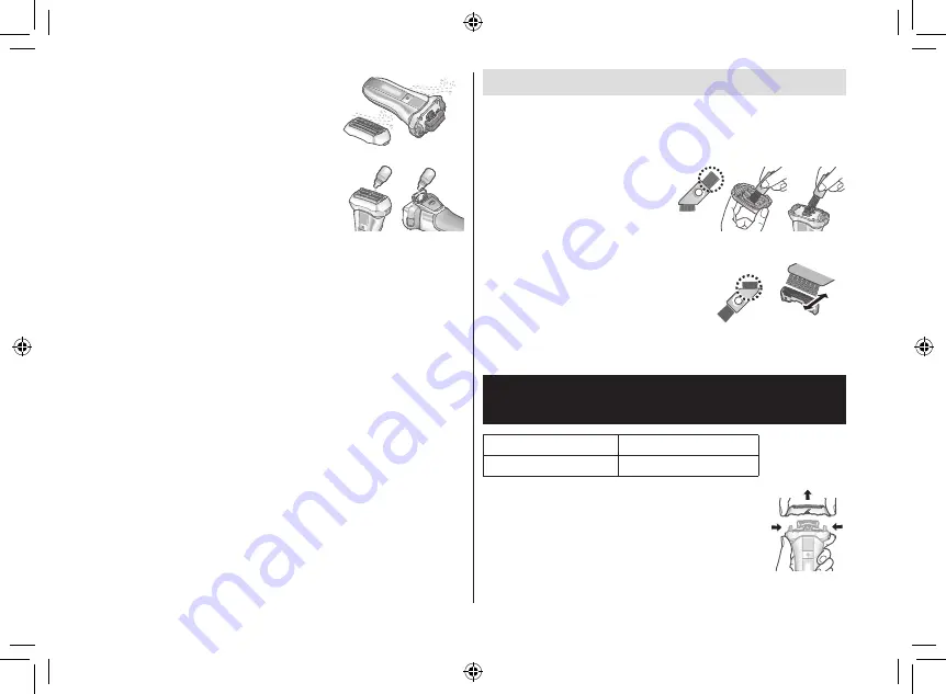 Panasonic ES CV51 Operating Instructions Manual Download Page 128