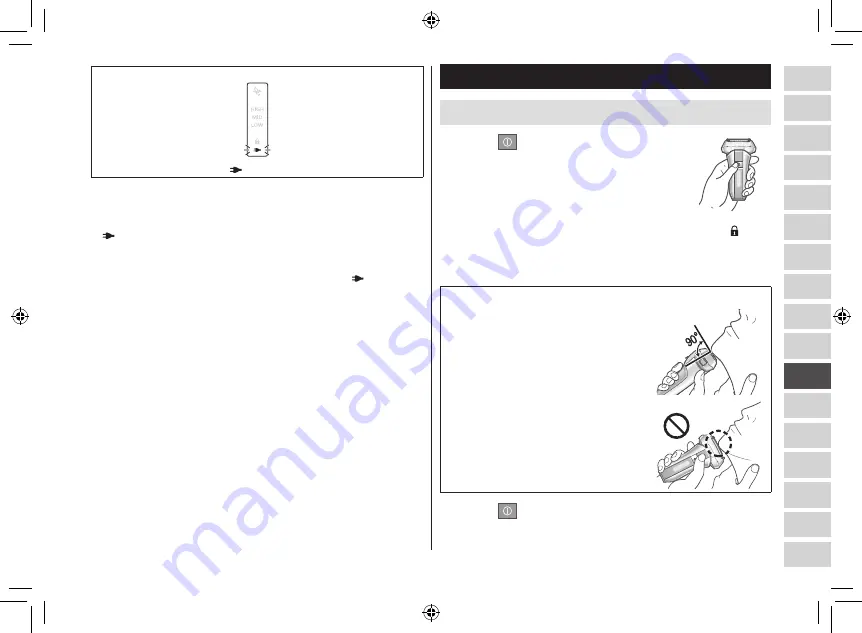 Panasonic ES CV51 Operating Instructions Manual Download Page 197