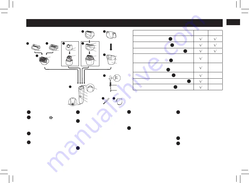 Panasonic ES-EL8A Operating Instructions Manual Download Page 11