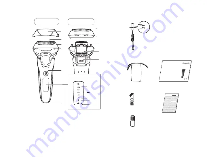 Panasonic ES-LT68 Operating Instructions Manual Download Page 3