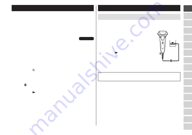 Panasonic ES-LT68 Operating Instructions Manual Download Page 13