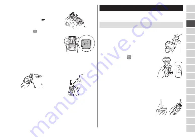 Panasonic ES-LT68 Operating Instructions Manual Download Page 59