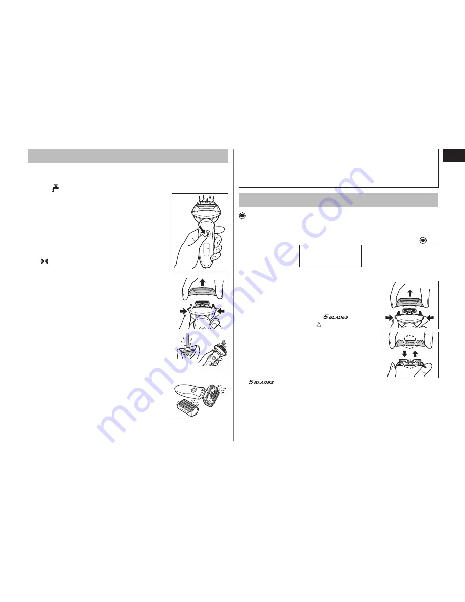 Panasonic ES-LV81-K Operating Instructions Manual Download Page 11