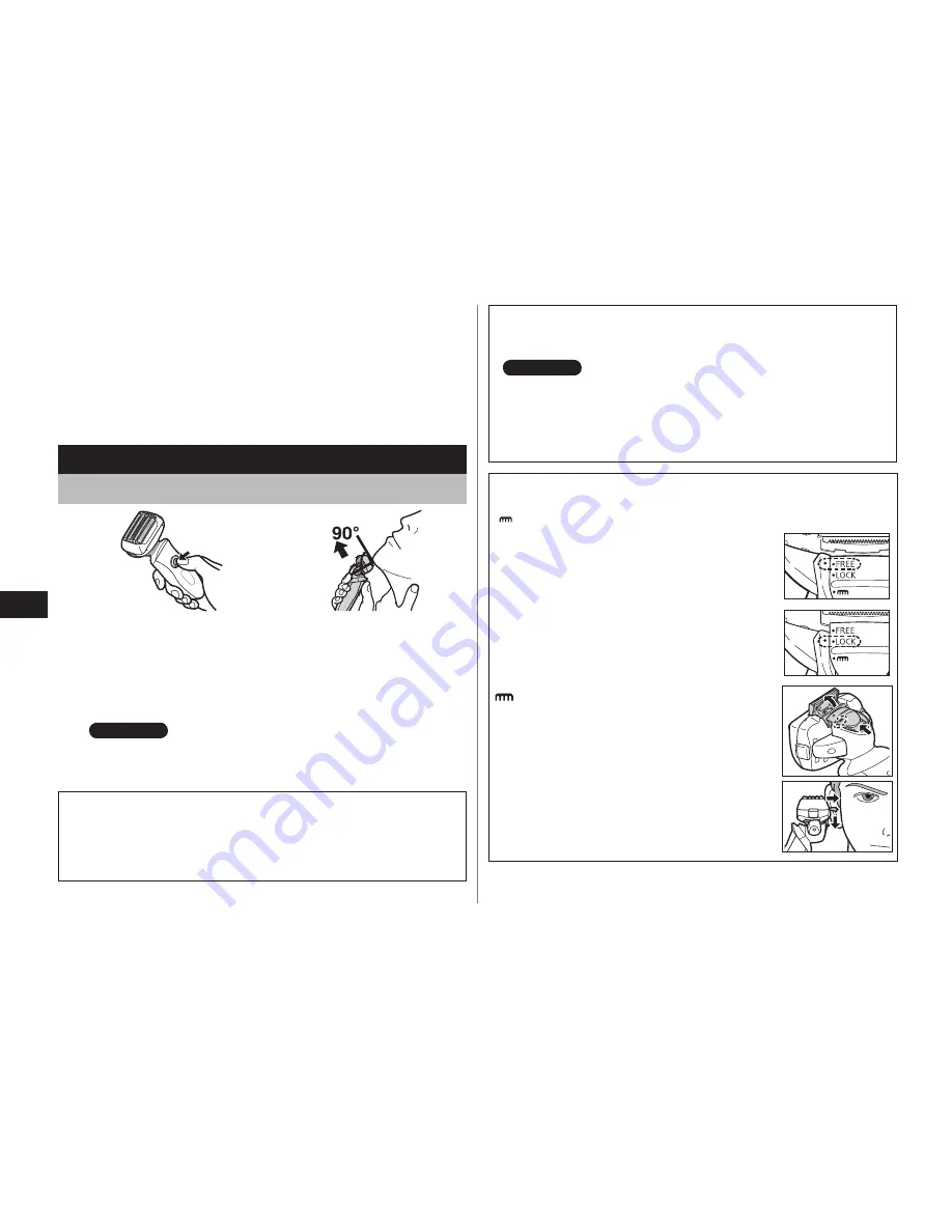 Panasonic ES-LV81-K Operating Instructions Manual Download Page 20