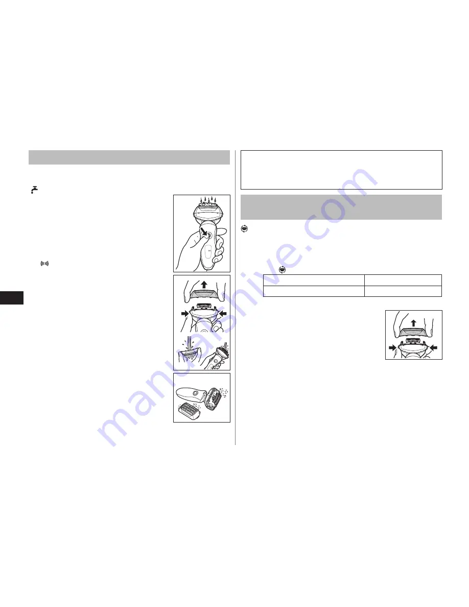 Panasonic ES-LV81-K Operating Instructions Manual Download Page 24