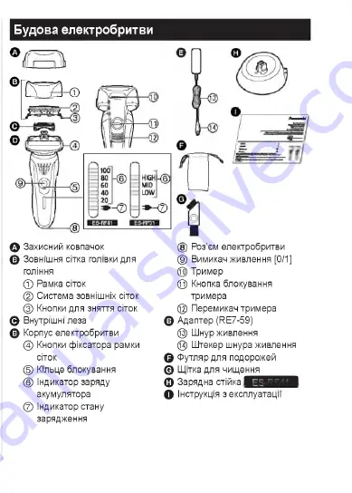 Panasonic ES-RF41 Es-Rf Download Page 35