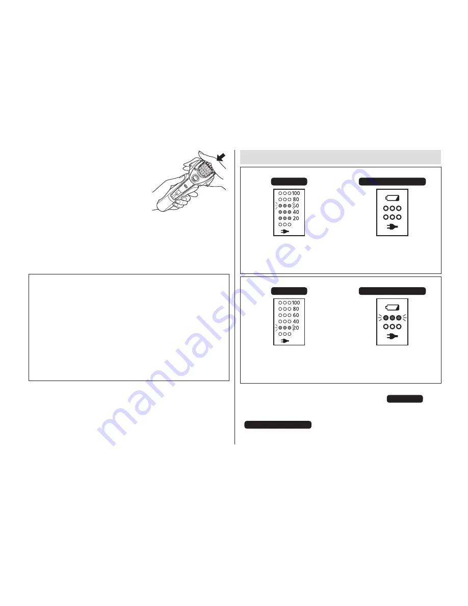 Panasonic ES-RT67 Operating Instructions Manual Download Page 50