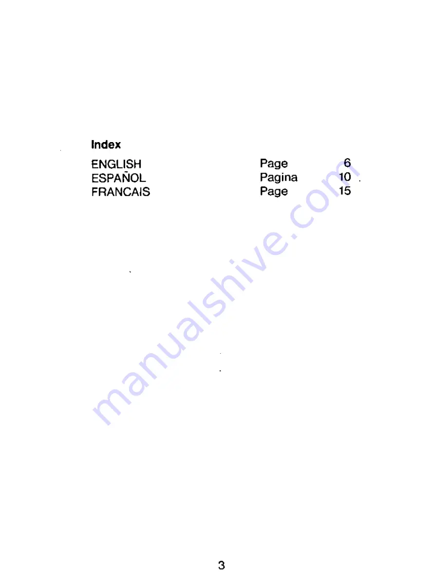 Panasonic ES727S Operating Operating Instructions Manual Download Page 3