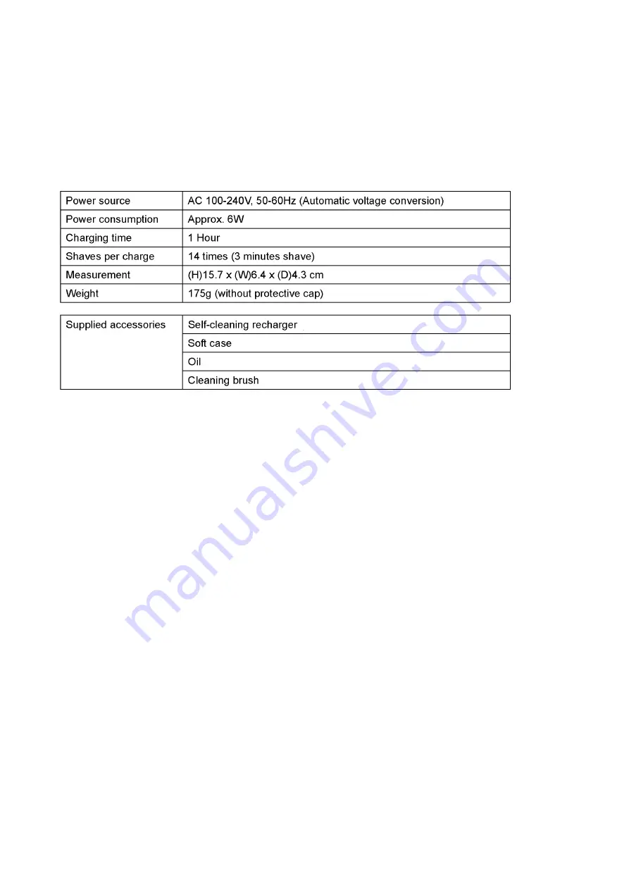 Panasonic ES8119 Service Manual Download Page 2