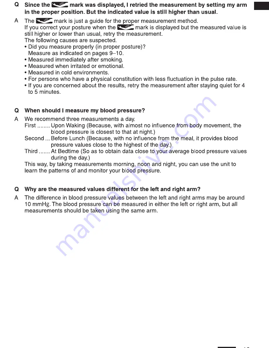 Panasonic EWBU04 User Manual Download Page 19