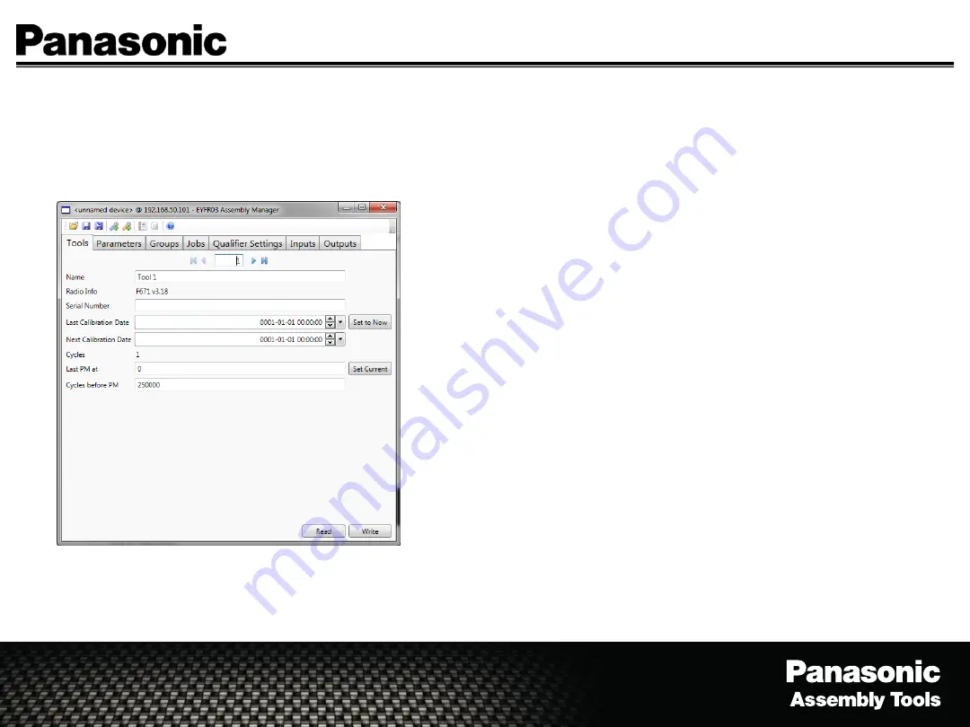 Panasonic EYFR03 Training Manual Download Page 23