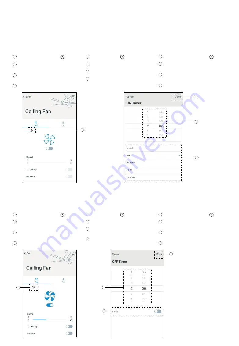 Panasonic F-60DHN Application Instructions Download Page 19