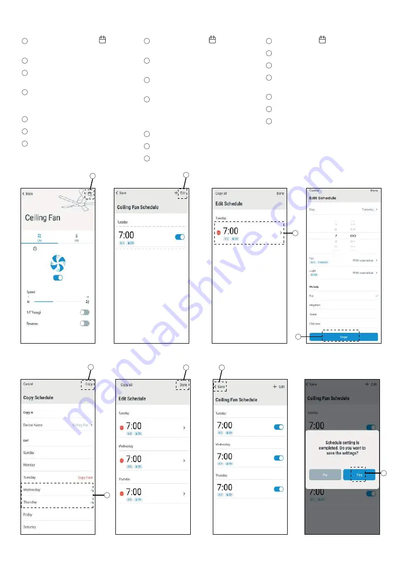 Panasonic F-M12EC Application Instructions Download Page 23