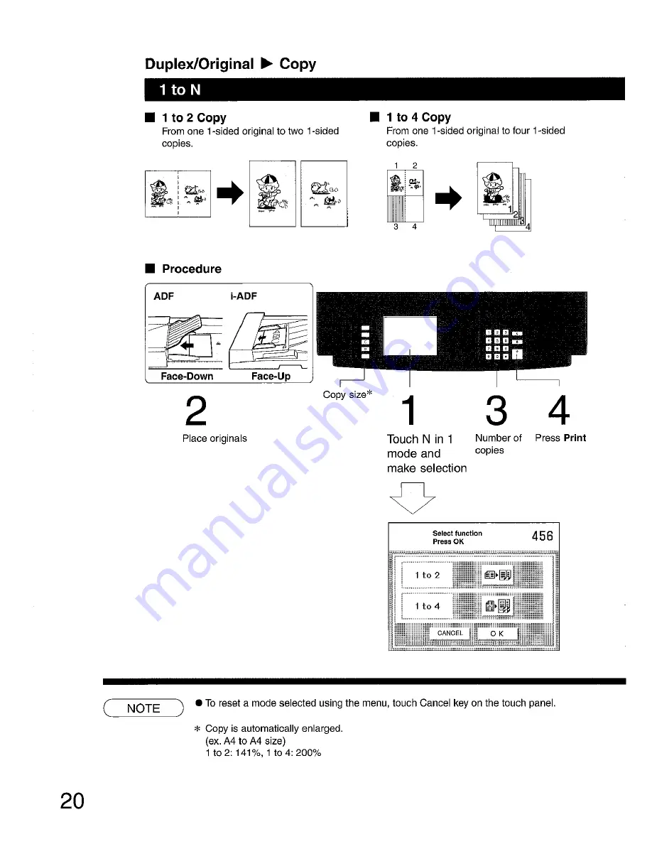 Panasonic FP-D250 Operating Manual Download Page 20