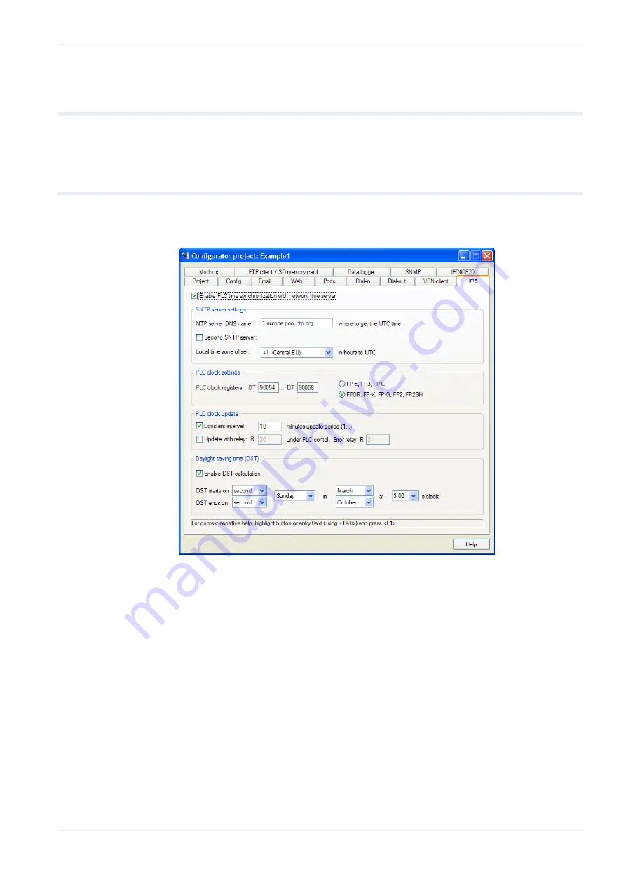 Panasonic FP Web-Server2 Hardware And Configuration Manual Download Page 156