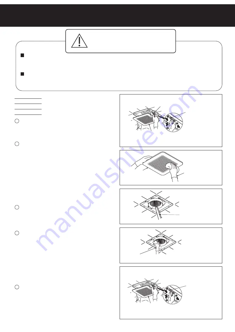 Panasonic FV-17CU9 Installation And Operating Instructions Manual Download Page 14