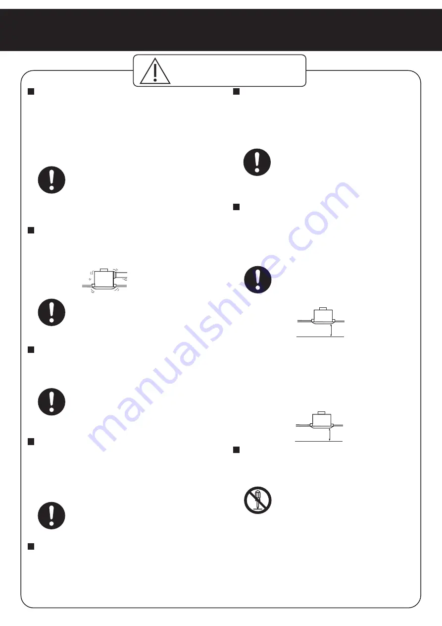 Panasonic FV-24CUR1 Installation And Operating Instructions Manual Download Page 4