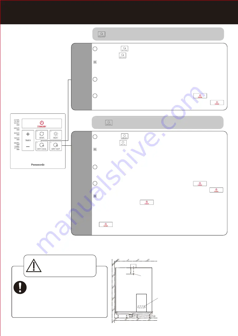 Panasonic FV-30BY1 Installation And Operating Instructions Manual Download Page 18