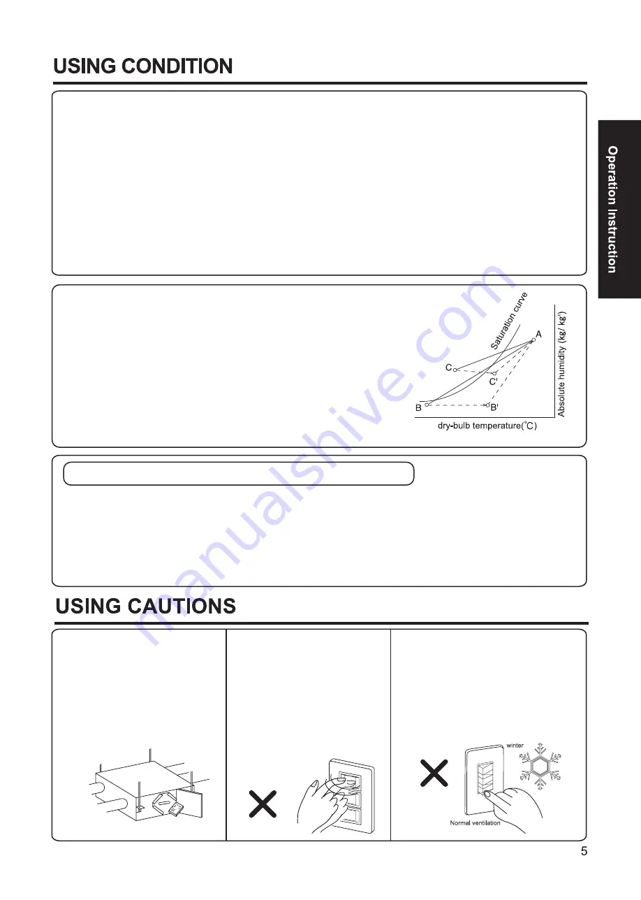 Panasonic FY-150ZDY8 Operation Instructions Manual Download Page 5