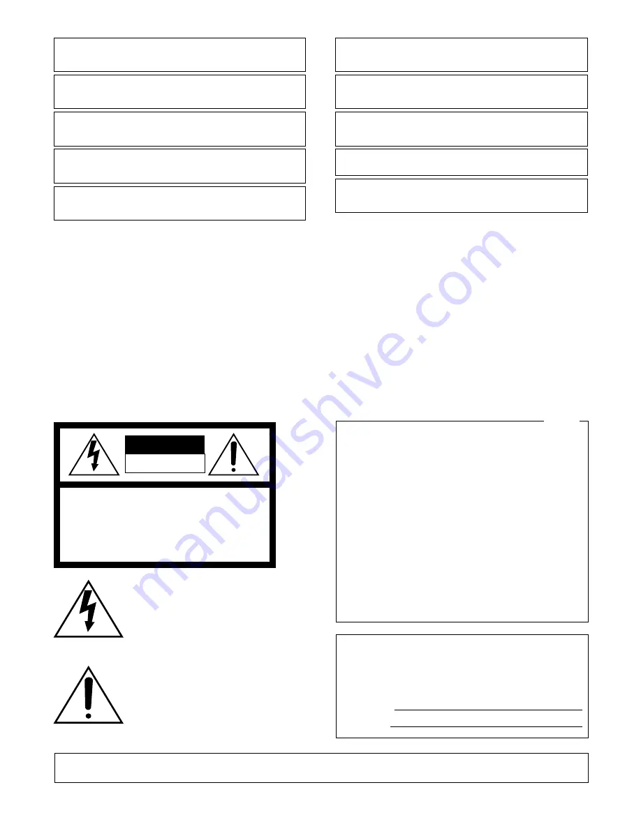 Panasonic GPKS822H - COLOR CAMERA HEAD Operating Instructions Manual Download Page 2