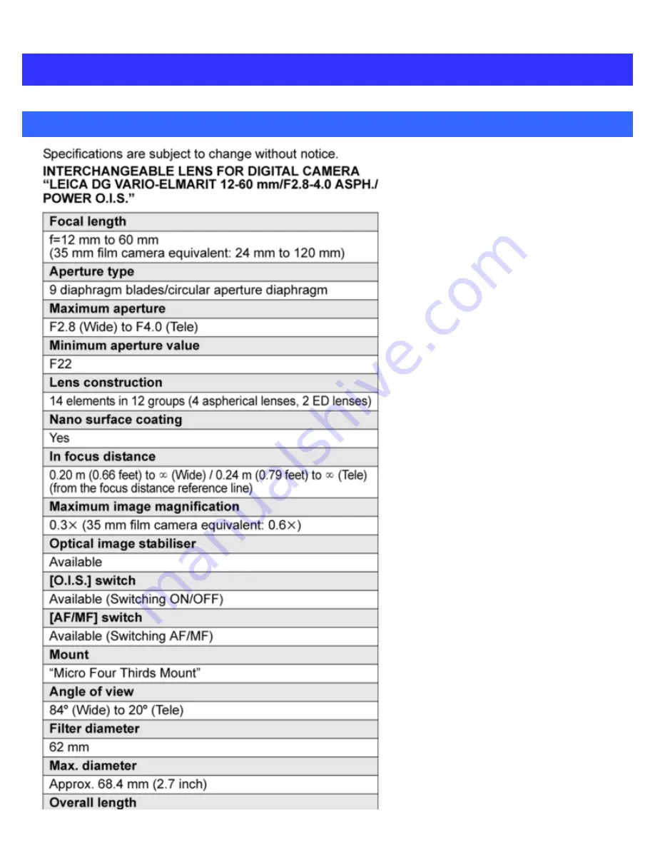 Panasonic H-ES12060PP Service Manual Download Page 7