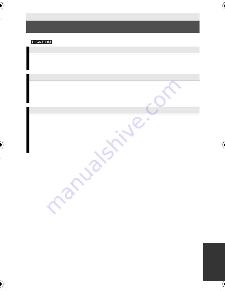 Panasonic HC-V100K Owner'S Manual Download Page 101