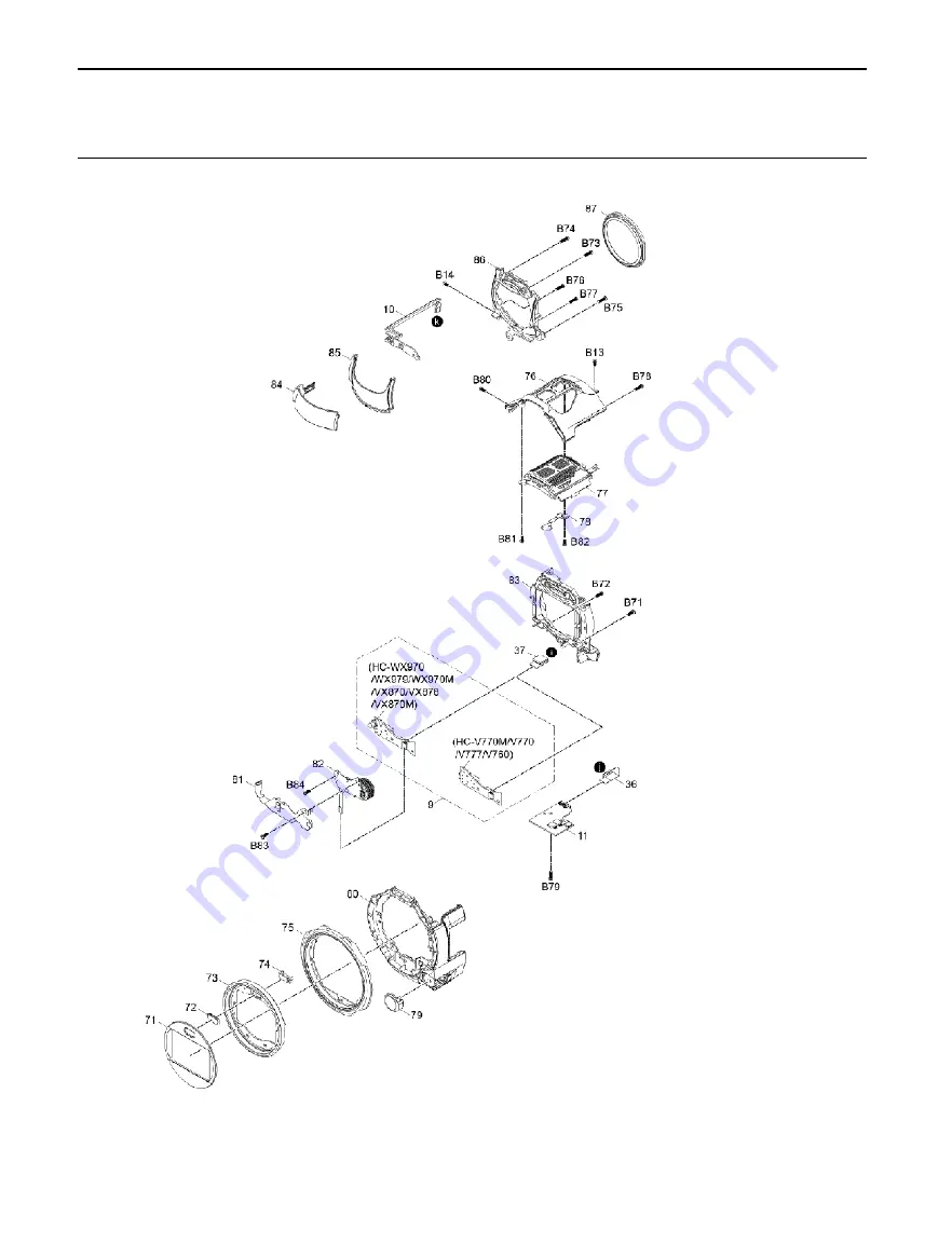 Panasonic HC-VX870PP Service Manual Download Page 152