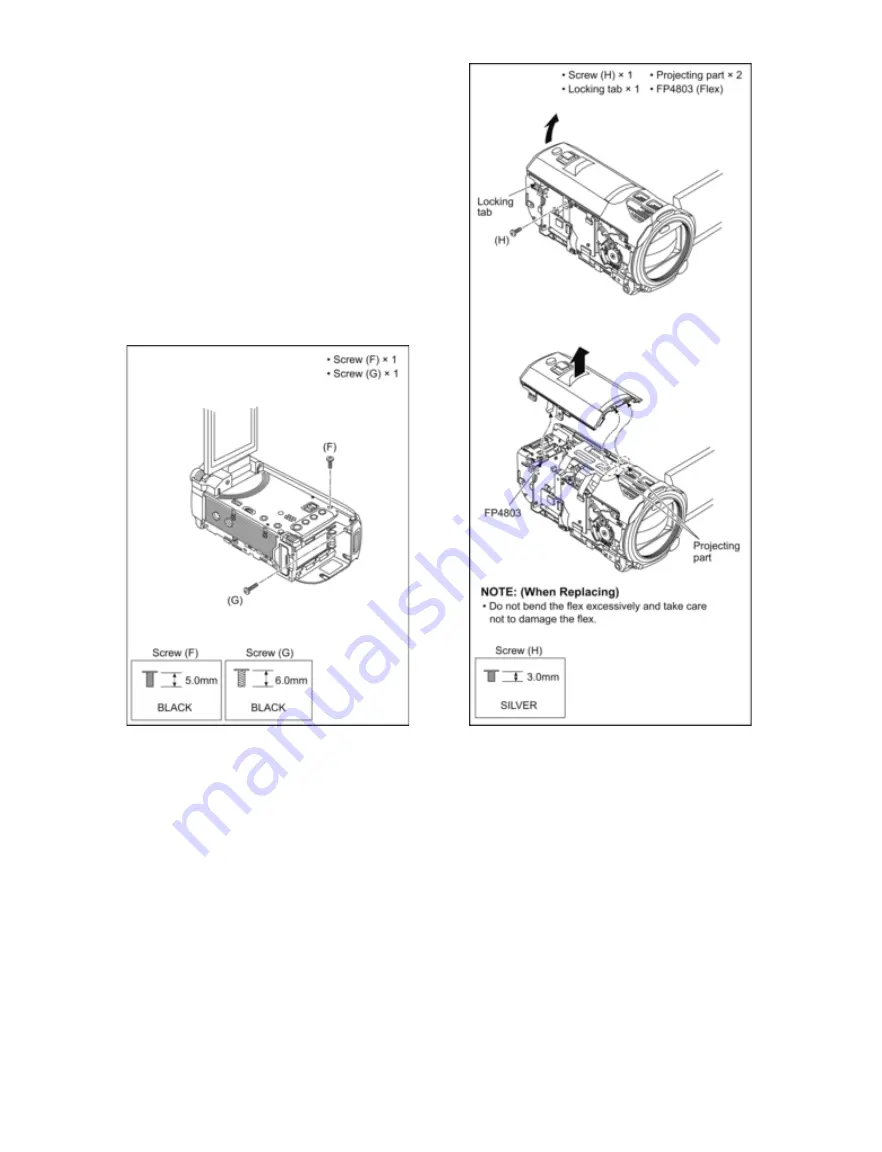 Panasonic HC-VX980EG Service Manual Download Page 33