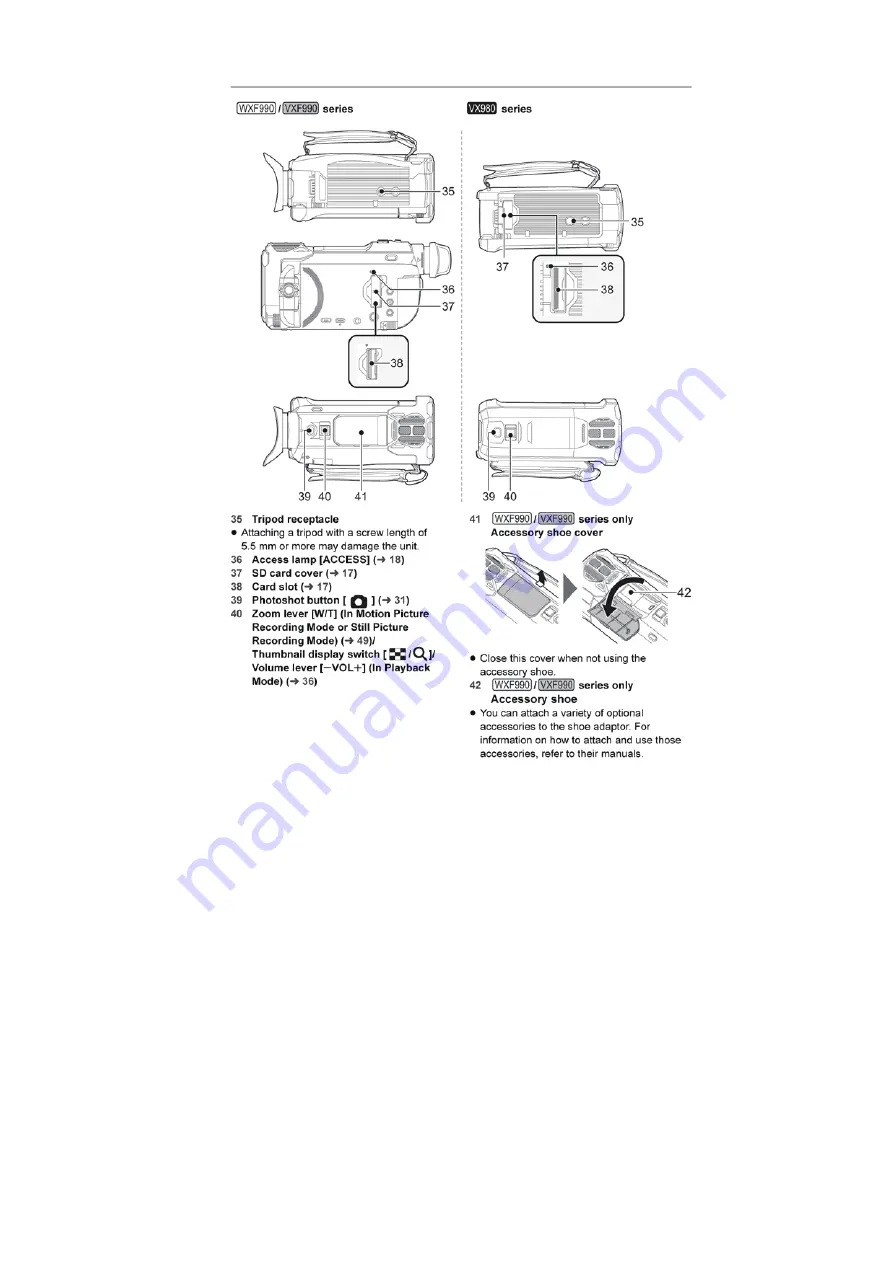 Panasonic HC-VXF990EG Service Manual Download Page 15