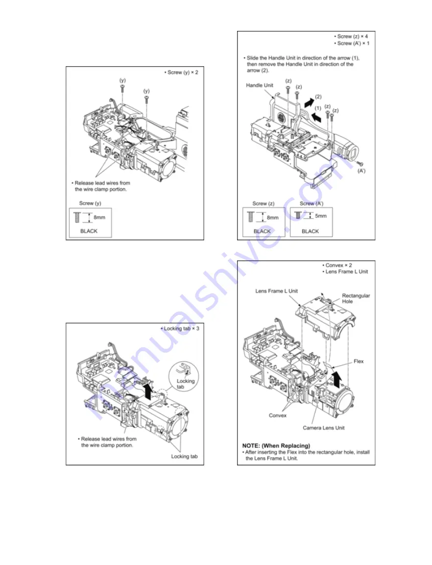 Panasonic HC-X1000PP Service Manual Download Page 52