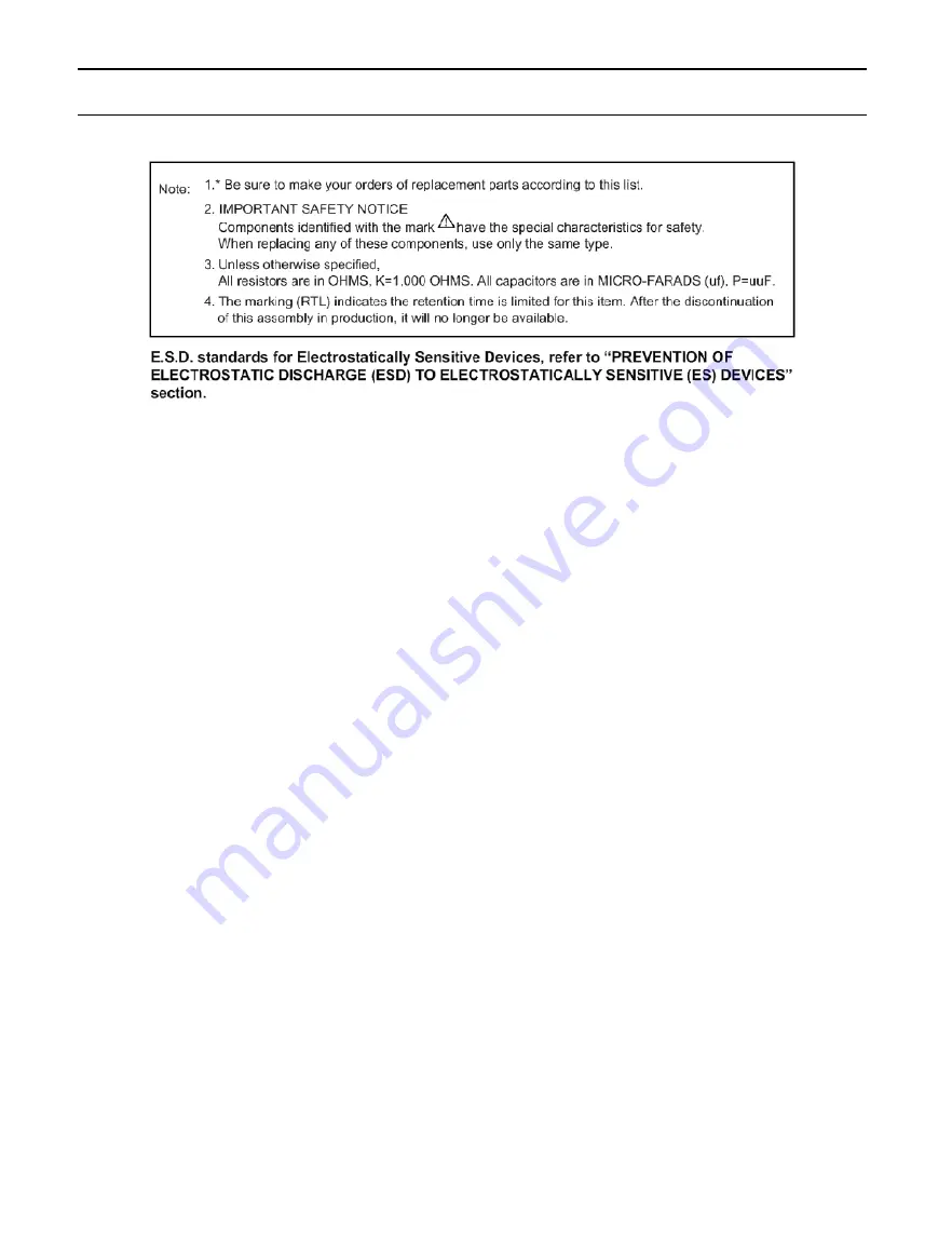 Panasonic HC-X1000PP Service Manual Download Page 94