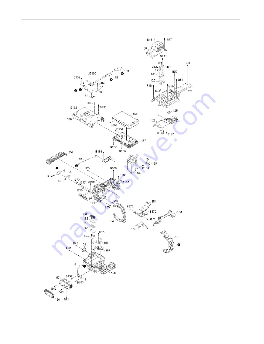 Panasonic HC-X1000PP Service Manual Download Page 190